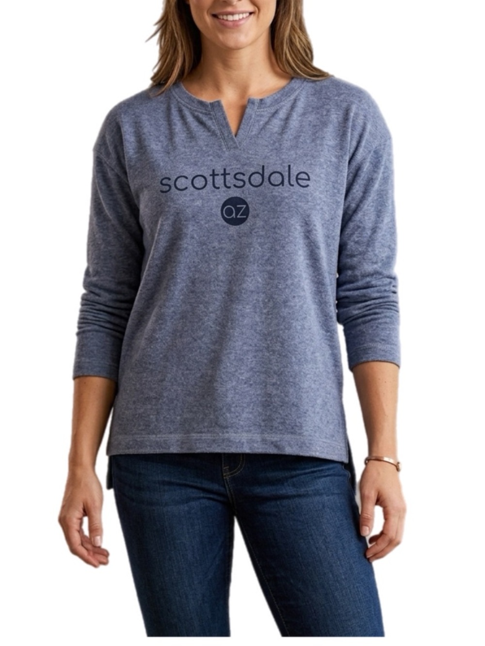 Gear For Sports Light Denim Blue Heather Pullover Top